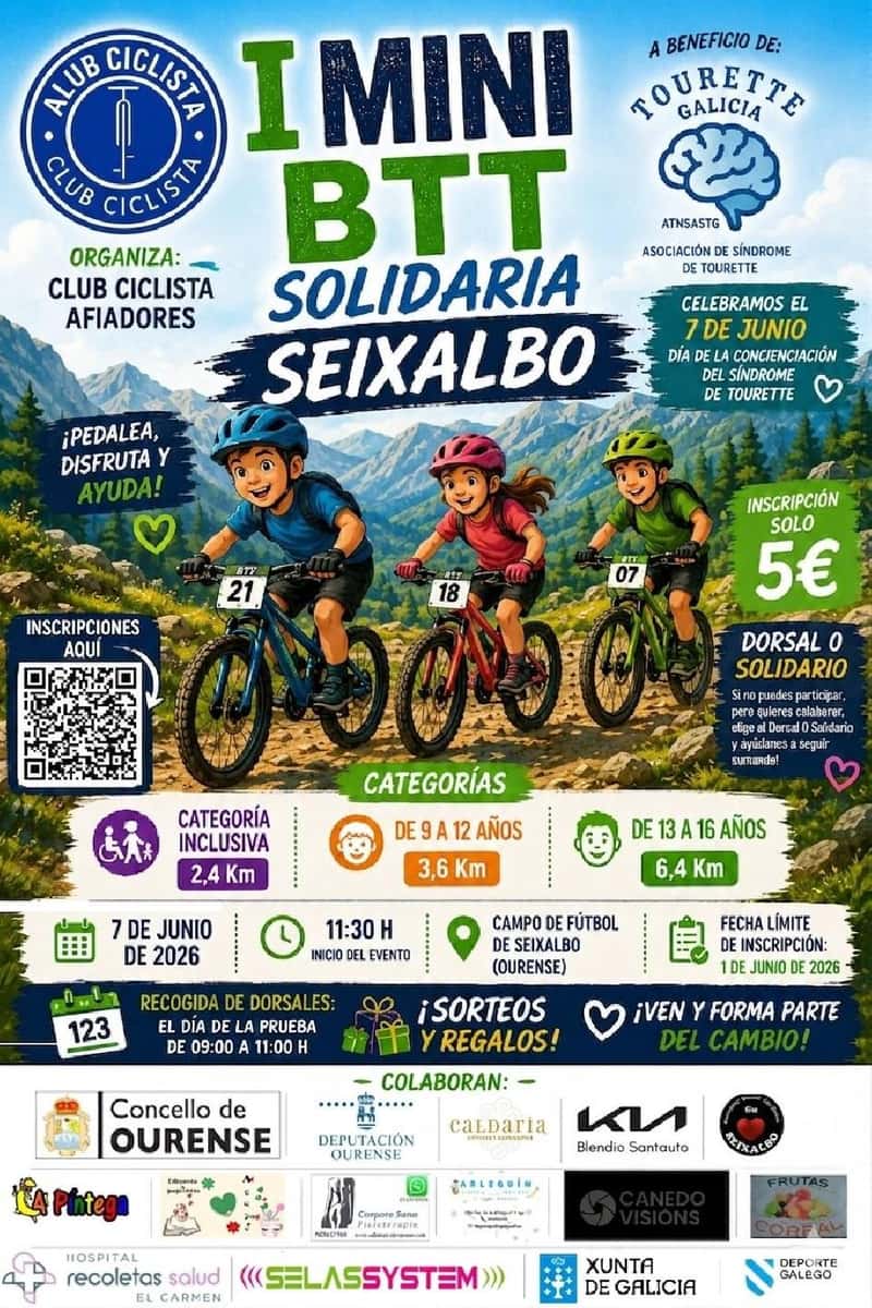 I Mini BTT Solidaria Seixalbo en Seixalbo (2.4km, 3.6km, 6.4km)