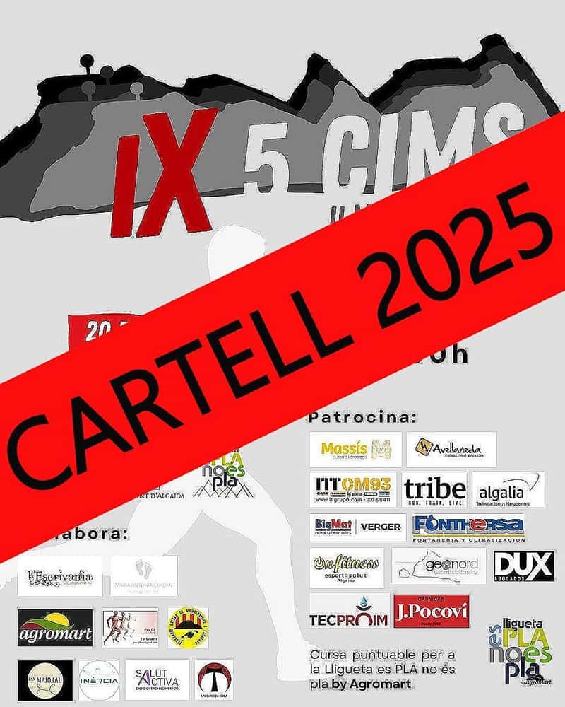 X Trail Cinc Cims Algaida 2026 en Algaida (16.5km, 6.6km)