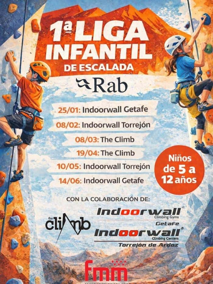 6ª PRUEBA LIGA INFANTIL RAB INDOORWALL GETAFE (FINAL) en Madrid (2hours, 2hours, 2hours)