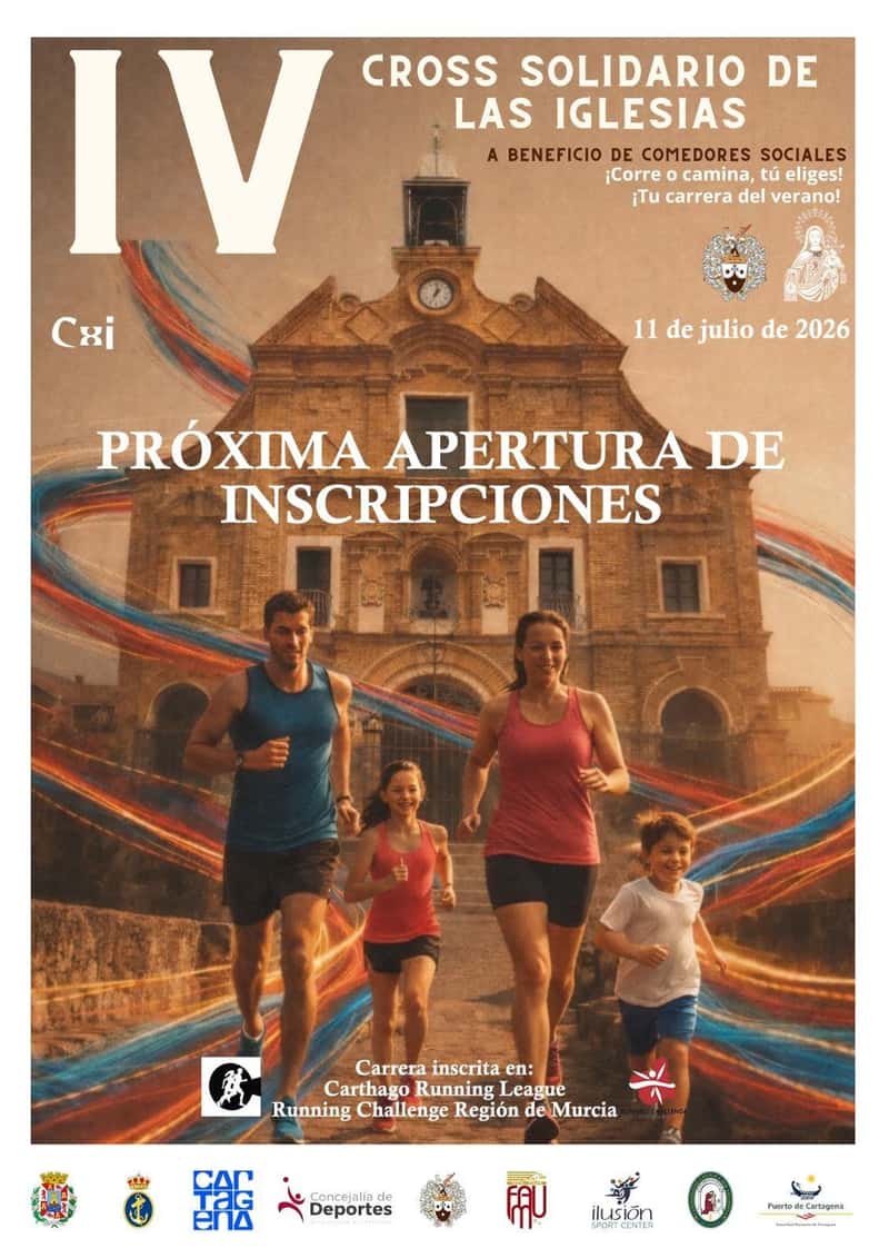 IV Cross Solidario Virgen del Carmen en Cartagena (1.3km, 0.55km, 0.3km, 6km, 6km)