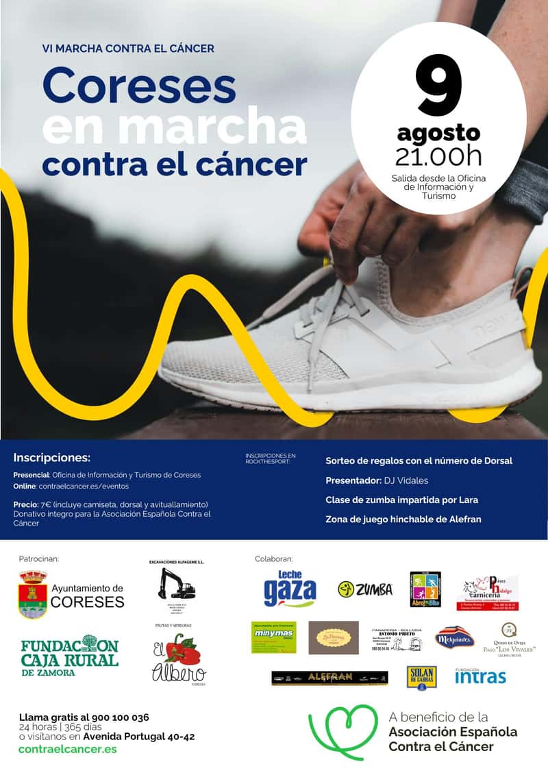 Coreses en marcha contra el cáncer en Coreses (5km)