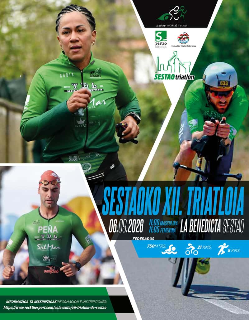 SESTAOKO XII. TRIATLOIA en Sestao (0.75km, 21km, 5km)