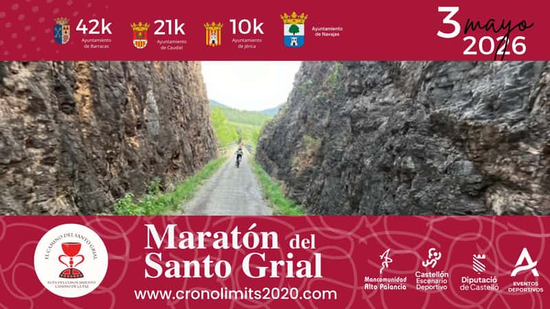 MARATÓN DEL SANTO GRIAL 2026 en Navajas (42.1km, 21.092km, 10km, 10km)