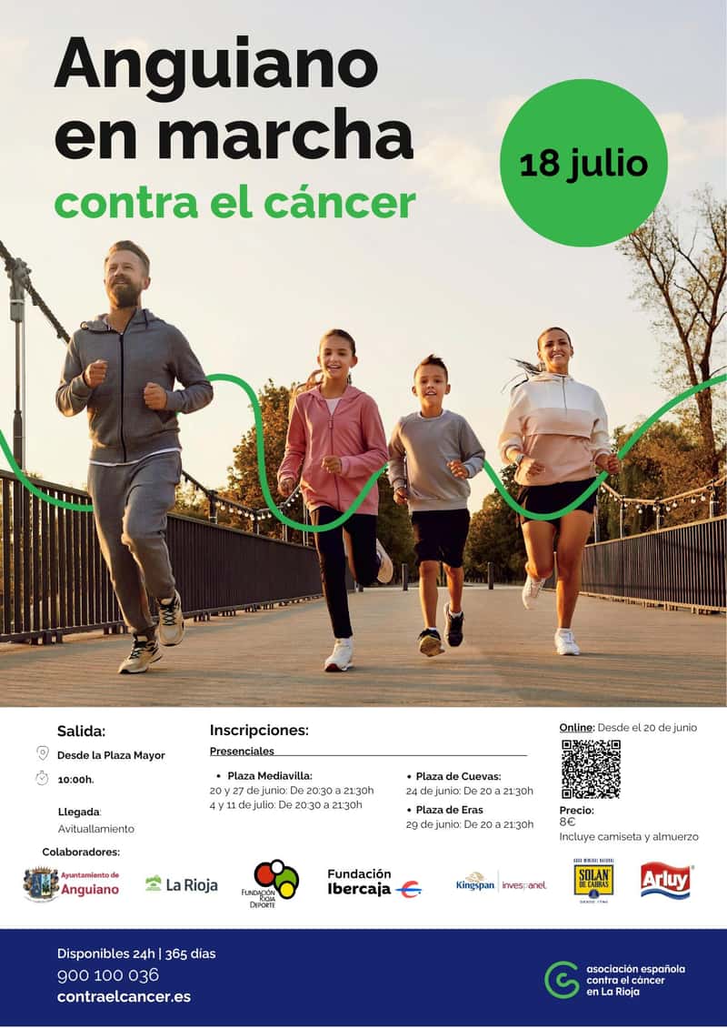 Anguiano en marcha contra el cáncer en Anguiano (5km)