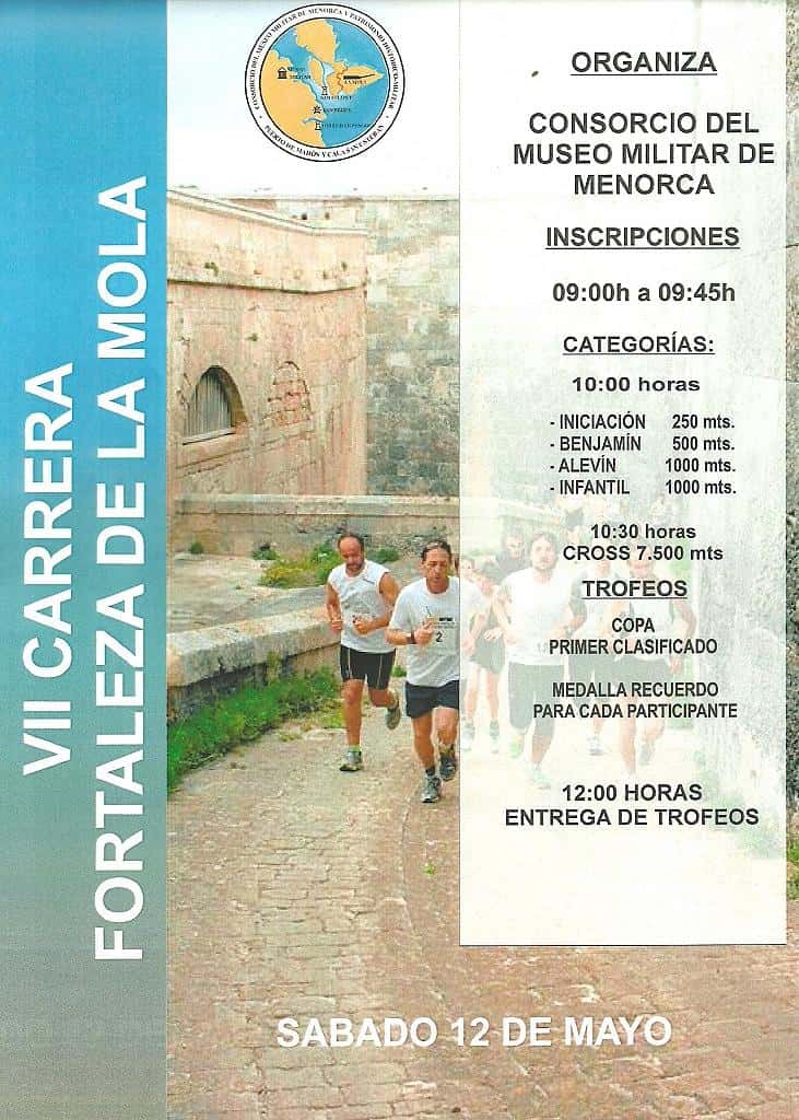 VII Carrera Fortaleza de la Mola 2012 en Fortaleza de Isabel II (10km)