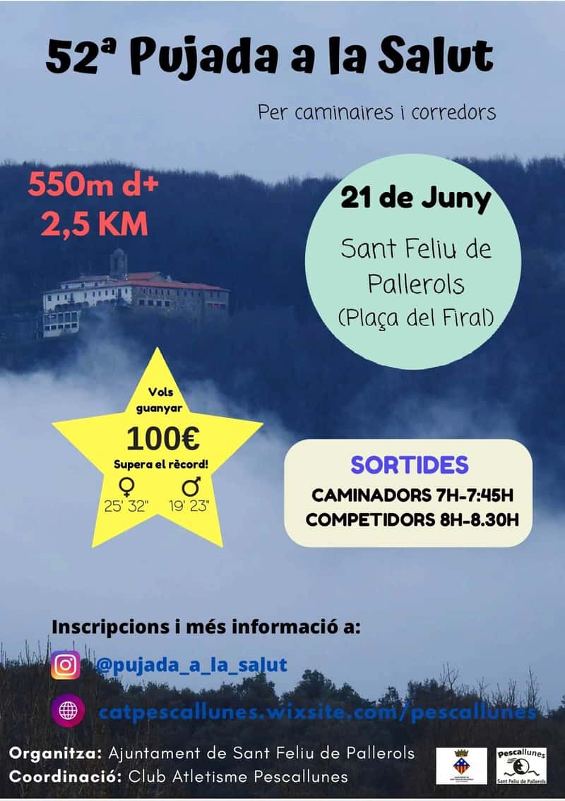 52a Pujada a la Salut en Sant Feliu de Pallerols (2.5km)