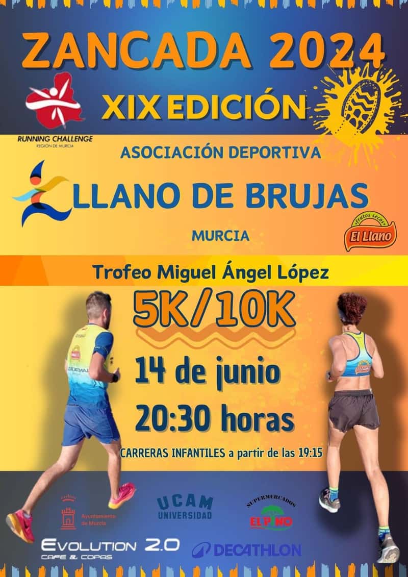 XIX Zancada Llano de Brujas, Trofeo Miguel Ángel López en Llano de Brujas (200m, 280m, 560m, 1120m, 1120m, 1680m, 5km, 10km)