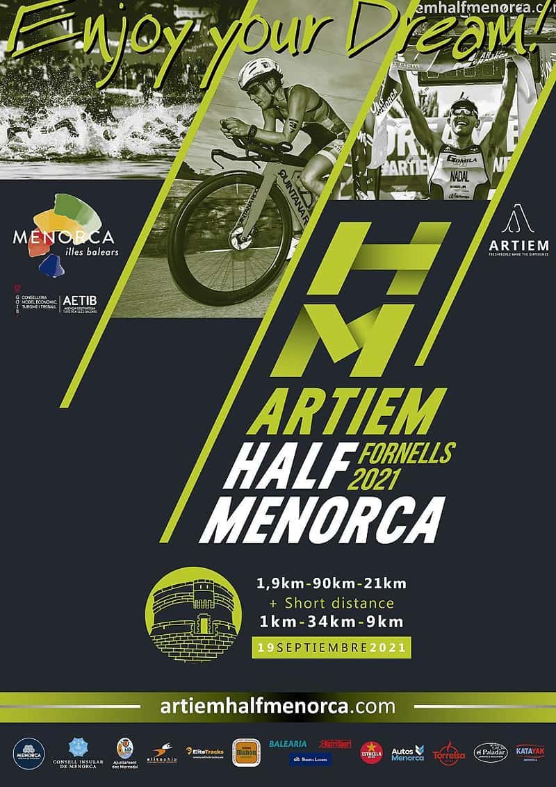 VI Artiem Half Menorca Triatlon 2021 en Fornells (1.9km, 90km, 21.1km)