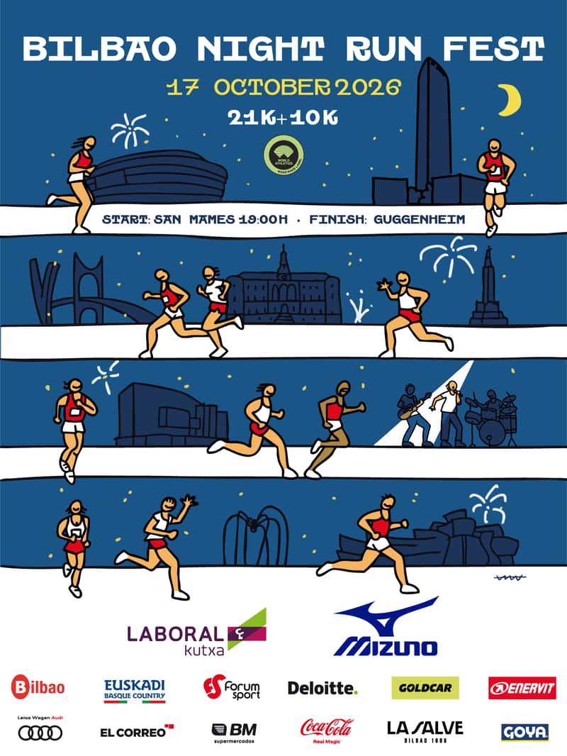 BILBAO NIGHT RUN FEST 2026 en Bilbao (21km, 10km)