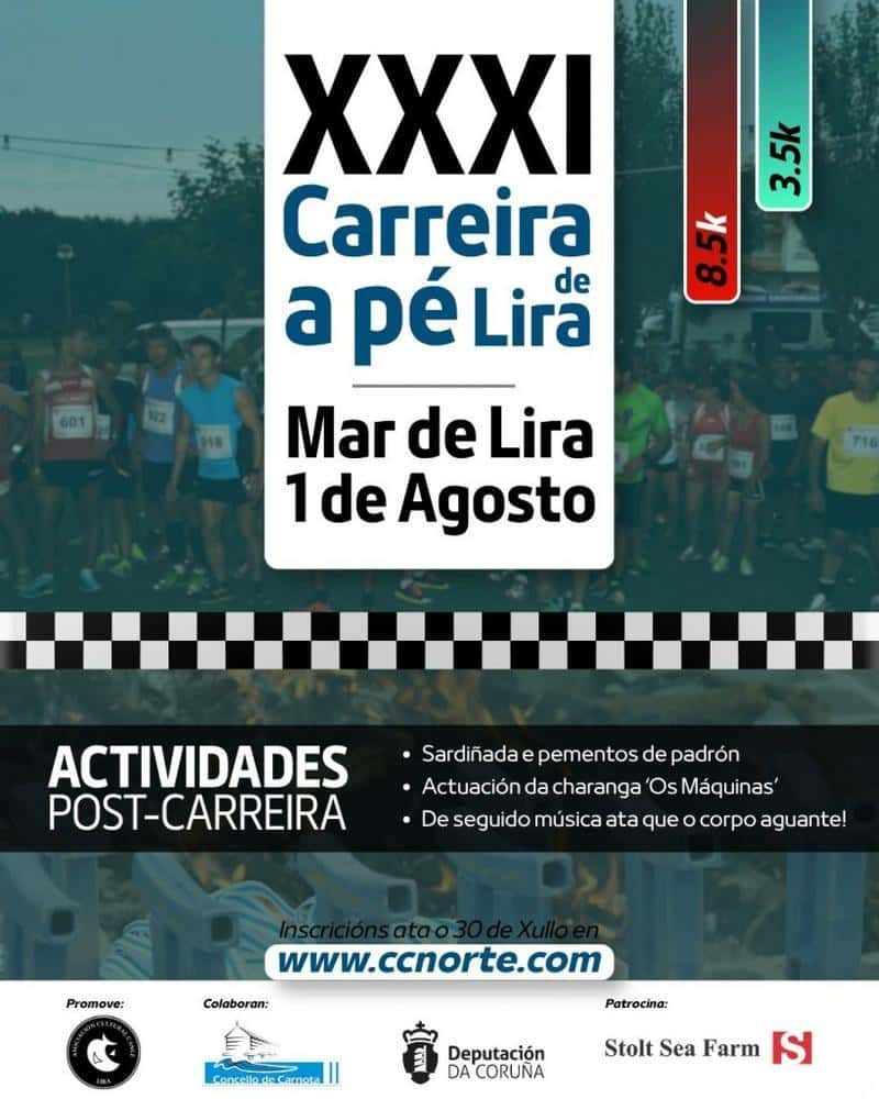XXXI CARREIRA A PÉ - LIRA en Carnota (0.2km, 0.6km, 1.5km, 3.5km, 3.5km, 8.5km)