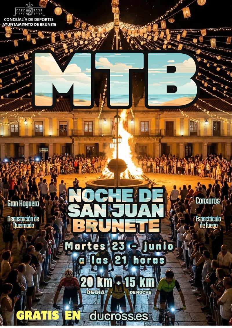 MTB Noche de San Juan Brunete en Brunete (8km, 20km, 15km, 35km)