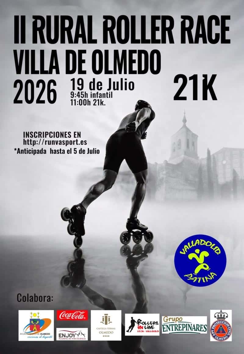 II RURAL ROLLER RACE VILLA DE OLMEDO en Pl. Picota, 47410, Valladolid, España (21km)