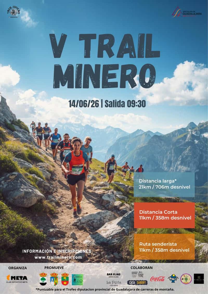 V Trail Minero en Hiendelaencina (21km, 11km, 11km)