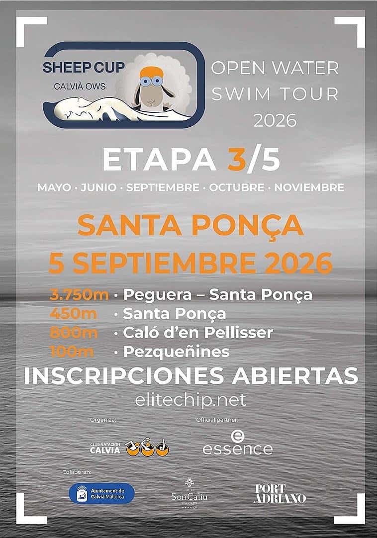 II Sheep Cup Calvia SANTA PONÇA REI EN JAUME 2026 en Santa Ponça (3.75km, 100m, 450m, 800m)