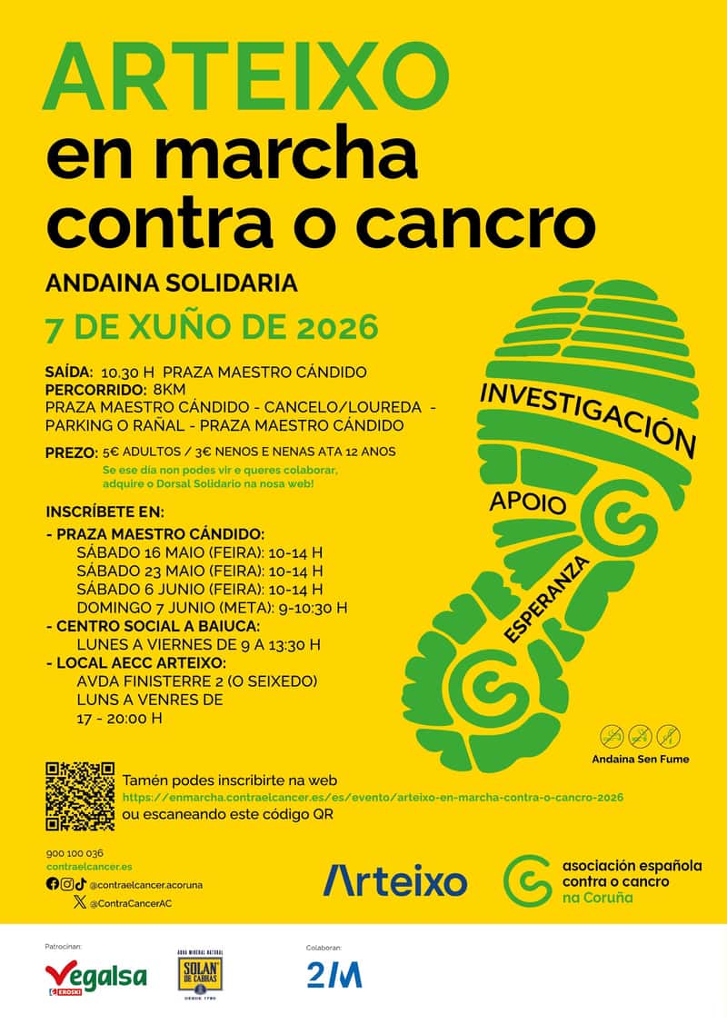 Arteixo en marcha contra o cancro en Arteixo (8km)