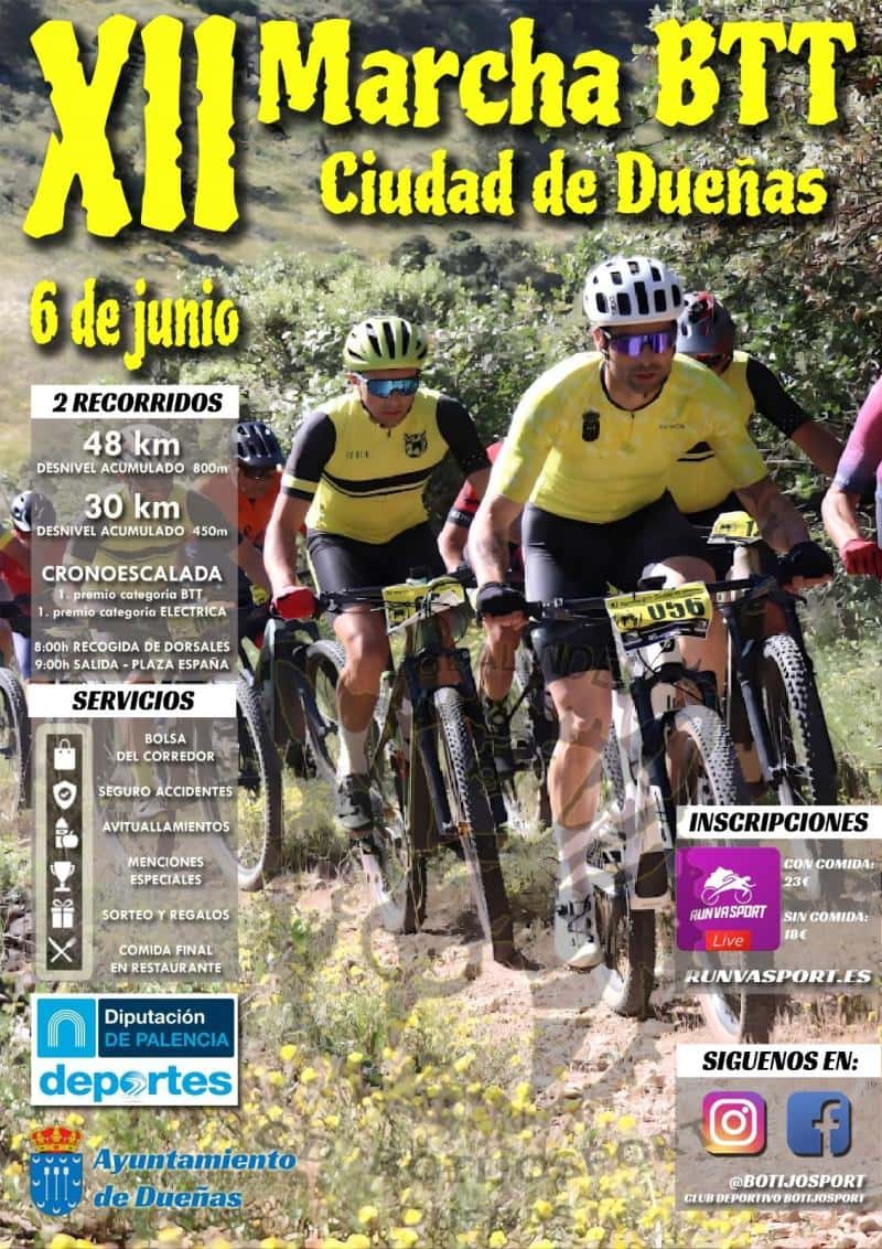 XII MARCHA BTT Ciudad de Dueñas en Dueñas (48km, 30km)