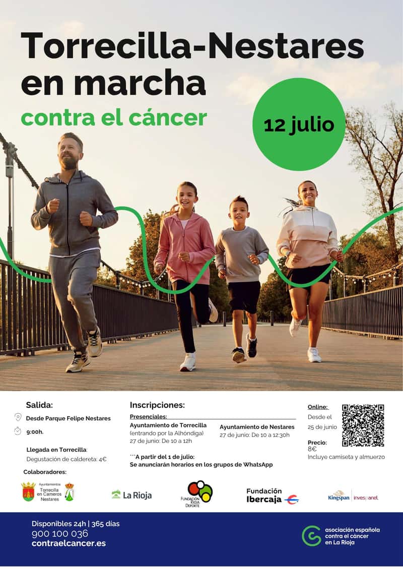 Torrecilla-Nestares en marcha contra el cáncer en C. Torrecilla, 26500, La Rioja, España (5km)
