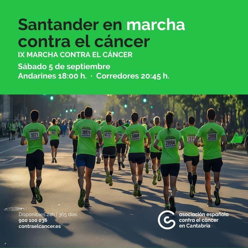 Santander en marcha contra el cáncer en Santander (5km, 5km)