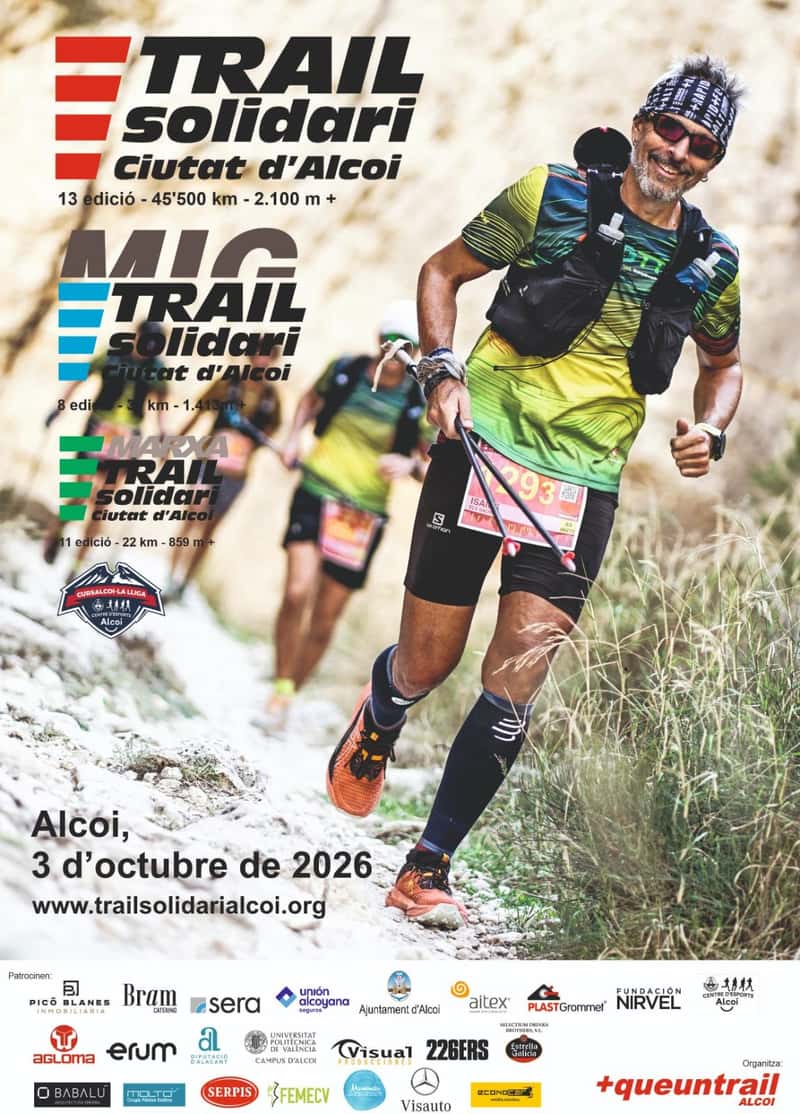 TRAIL SOLIDARI CIUTAT D’ALCOI en Alcoy (45.5km, 22km, 22km)