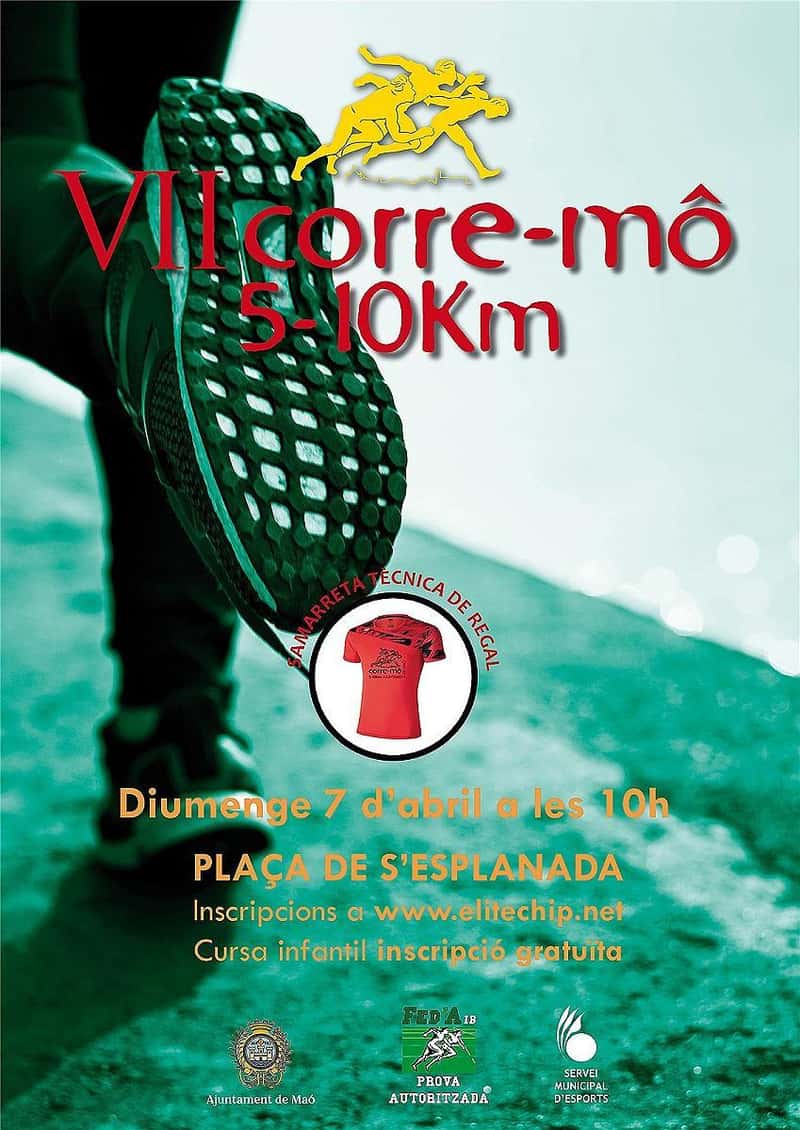 VII Cursa Corre Mô 2024 en Maó (10km, 5km, 0.55km)