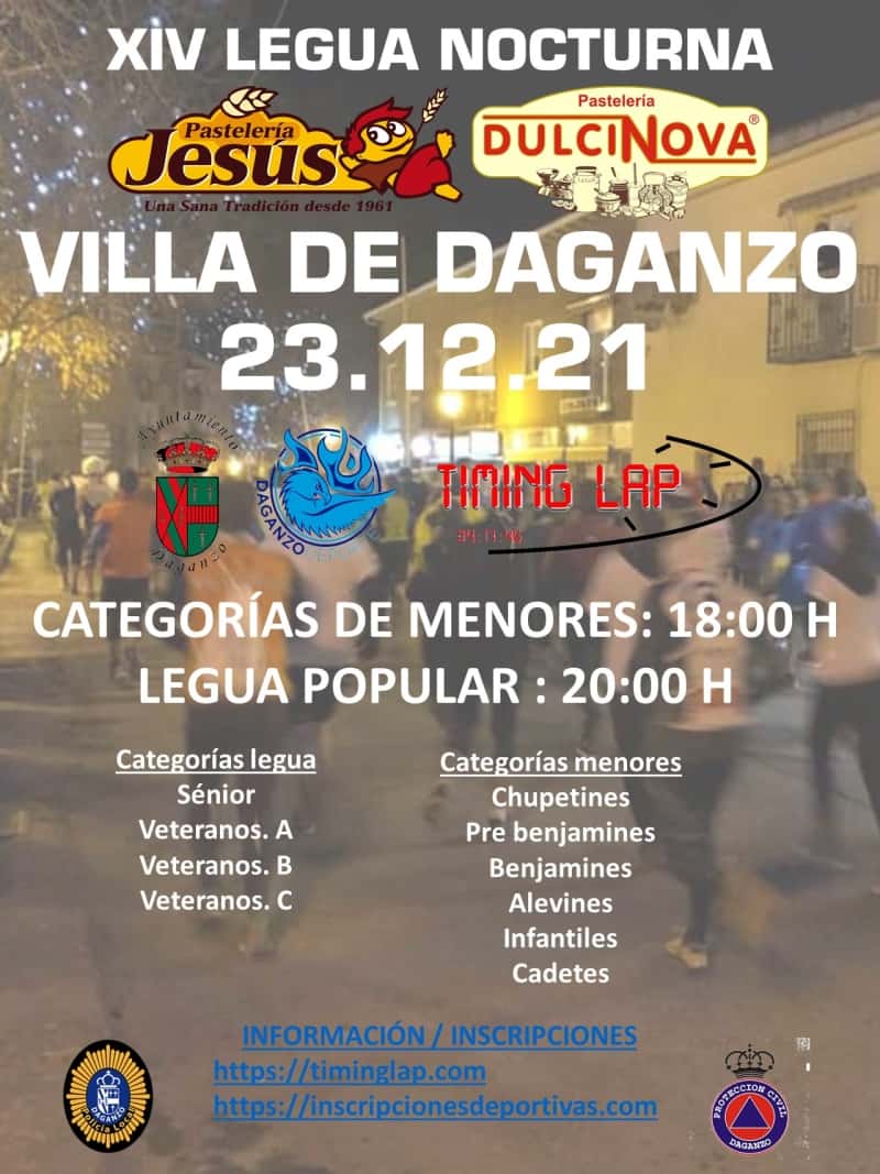 LEGUA NOCTURNA PRODUCTOS JESÚS, DAGANZO 2021 en Daganzo de Arriba (5.57km)