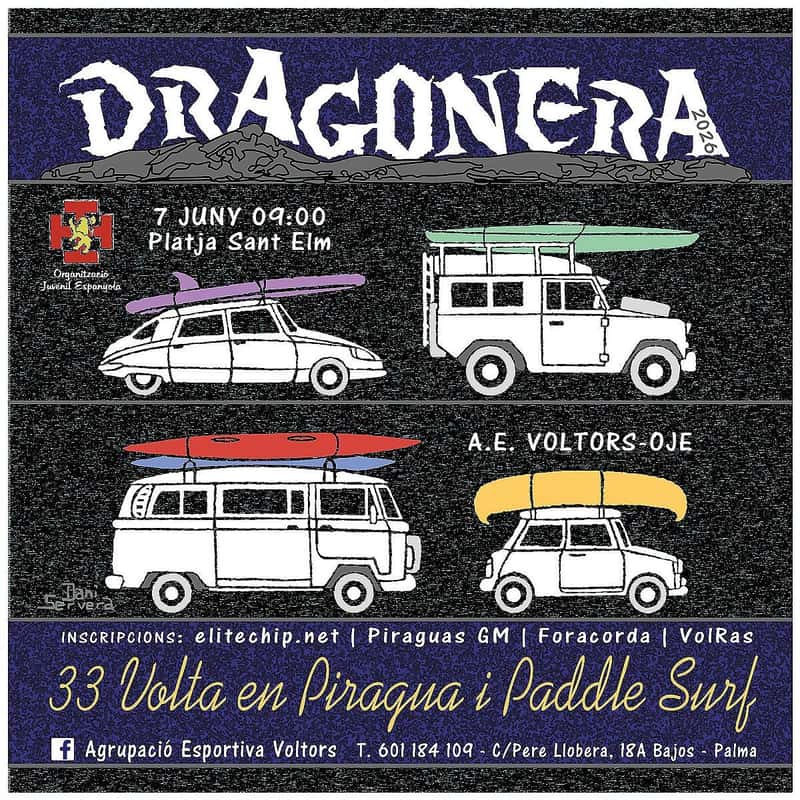 33a Volta a Sa Dragonera en Piragua i Paddle Surf 2026 en Sant Elm (12km, 5km)