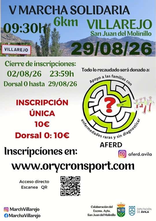V Marcha Solidaria Villarejo en Villarejo (6km)