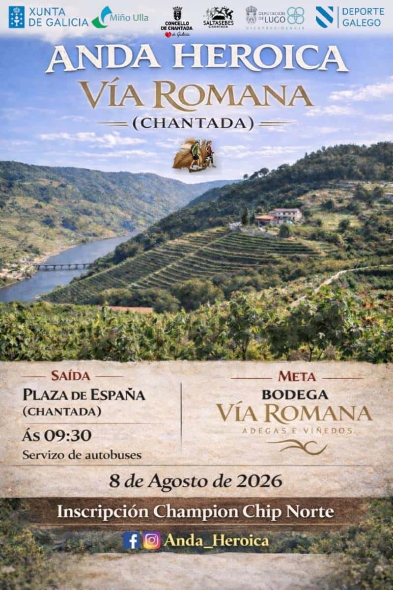 ANDA HEROICA VIA ROMANA en Lugo (10.8km)