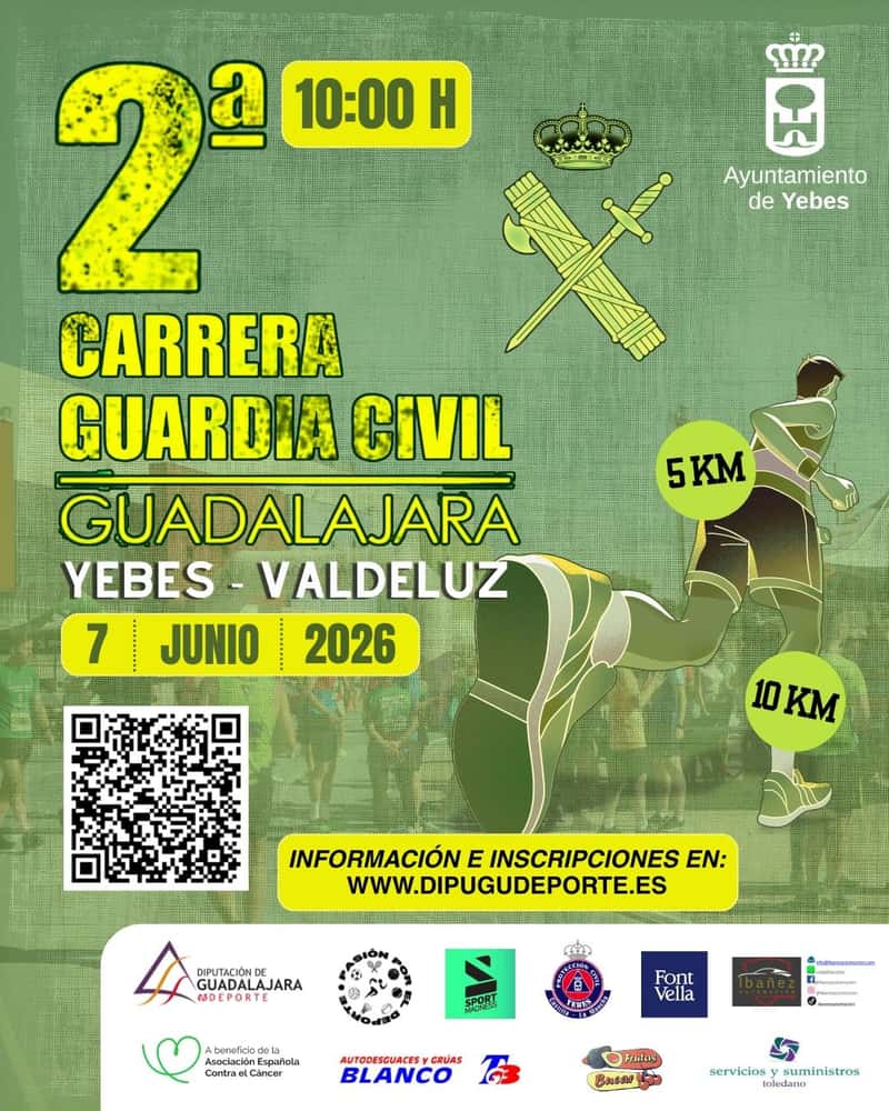 II 'Carrera Guardia Civil' Yebes - Valdeluz en C. Abedul, 19209, Guadalajara, España (5km, 10km)