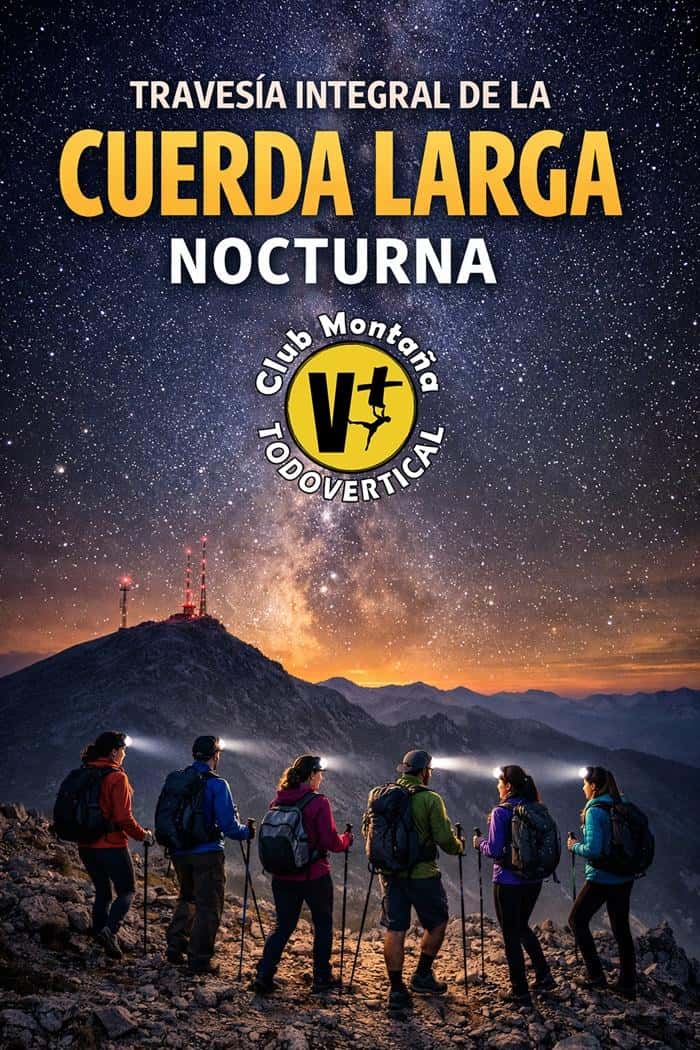 Travesía Integral de la Cuerda Larga Nocturna 2026 en Sierra de Guadarrama, 28741, Madrid, España (22km)