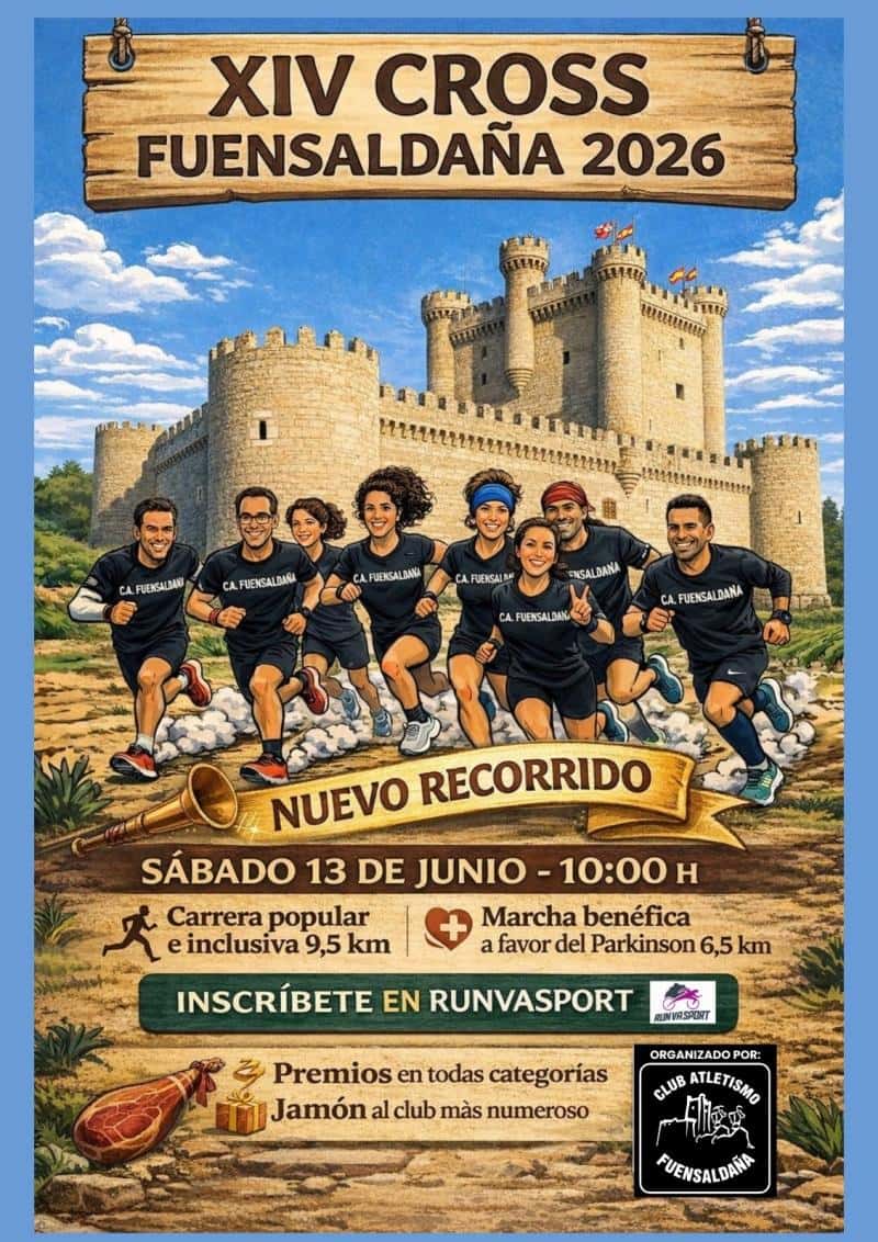 XIV CROSS POPULAR E INCLUSIVO Y VII MARCHA BENÉFICA E INCLUSIVA FUENSALDAÑA en Fuensaldaña (9.5km, 6.5km)
