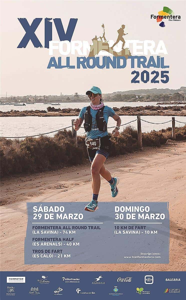 XIV Formentera All Round Trail 2025 en La Savina (72km, 38.5km, 19km, 11km)