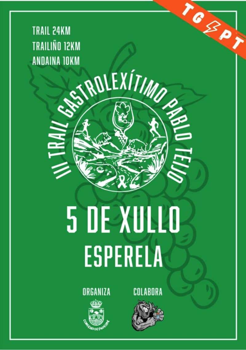 III TRAIL E ANDAINA GASTROLEXITIMO - PABLO TEIJO en Paderne (24km, 13km, 10km)