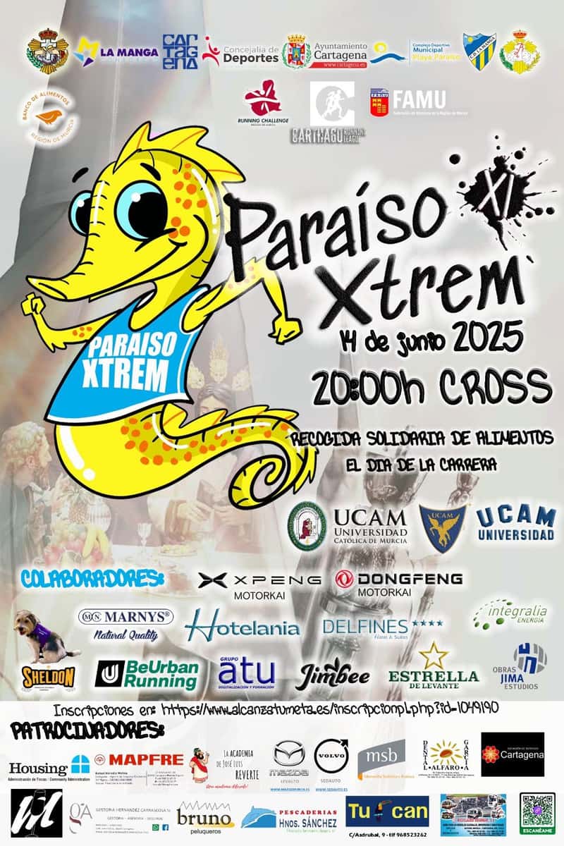 XI Cross Paraíso Xtrem 2025 en Playa Paraíso, España (0.15km, 0.5km, 1km, 1.5km, 1.5km, 7km, 7km)