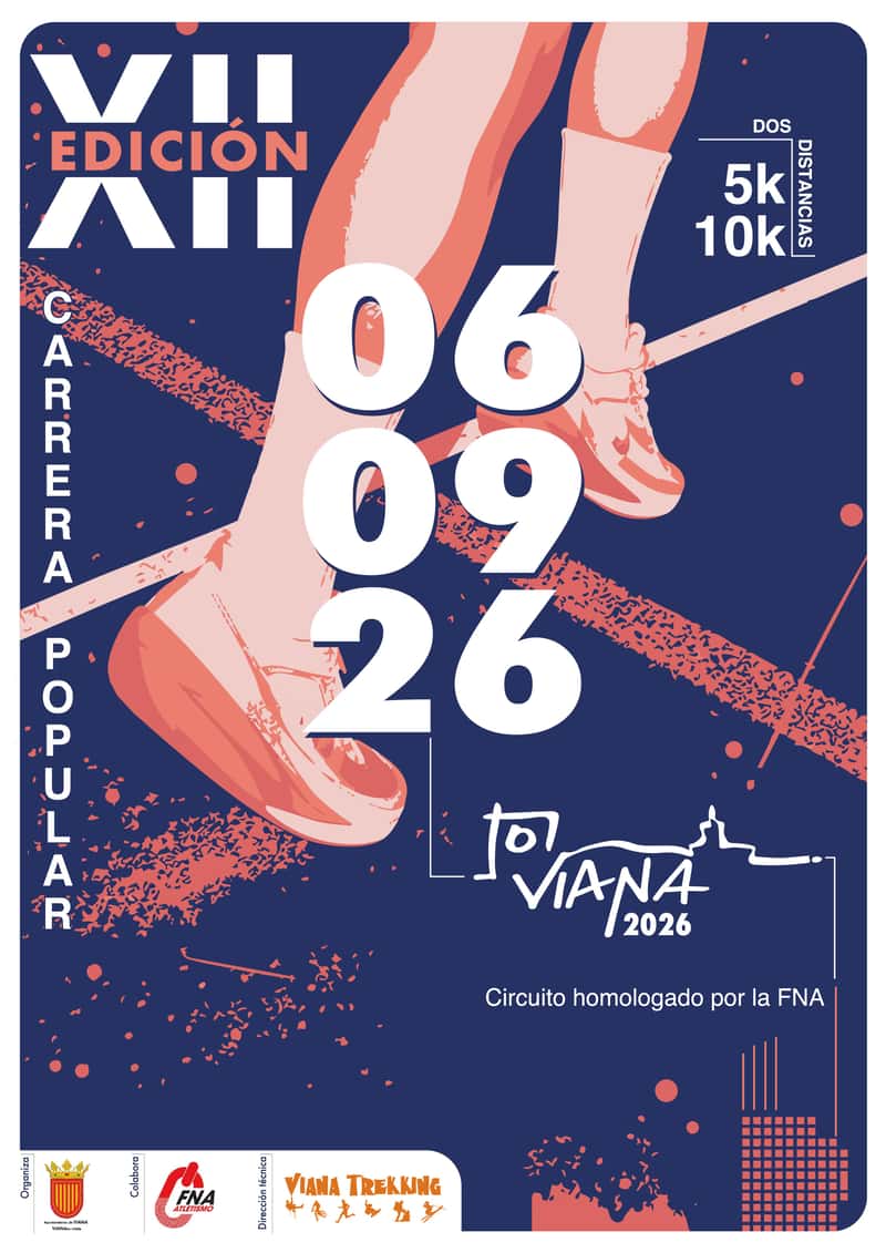 XII CARRERA POPULAR CIUDAD DE VIANA en Viana (10km, 5km)
