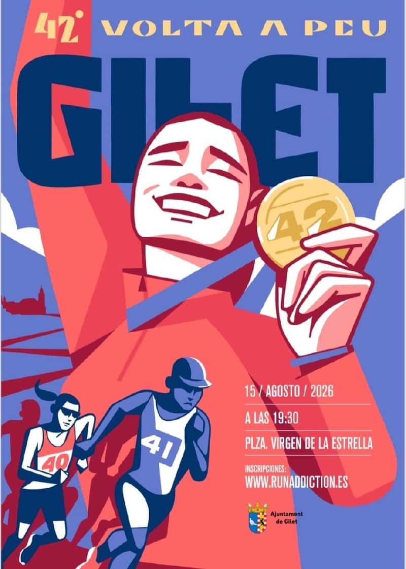XLII VOLTA A PEU GILET 2026 en Gilet (9.2km, 9.2km, 100m, 265m, 530m, 830m, 1.13km, 1.66km)