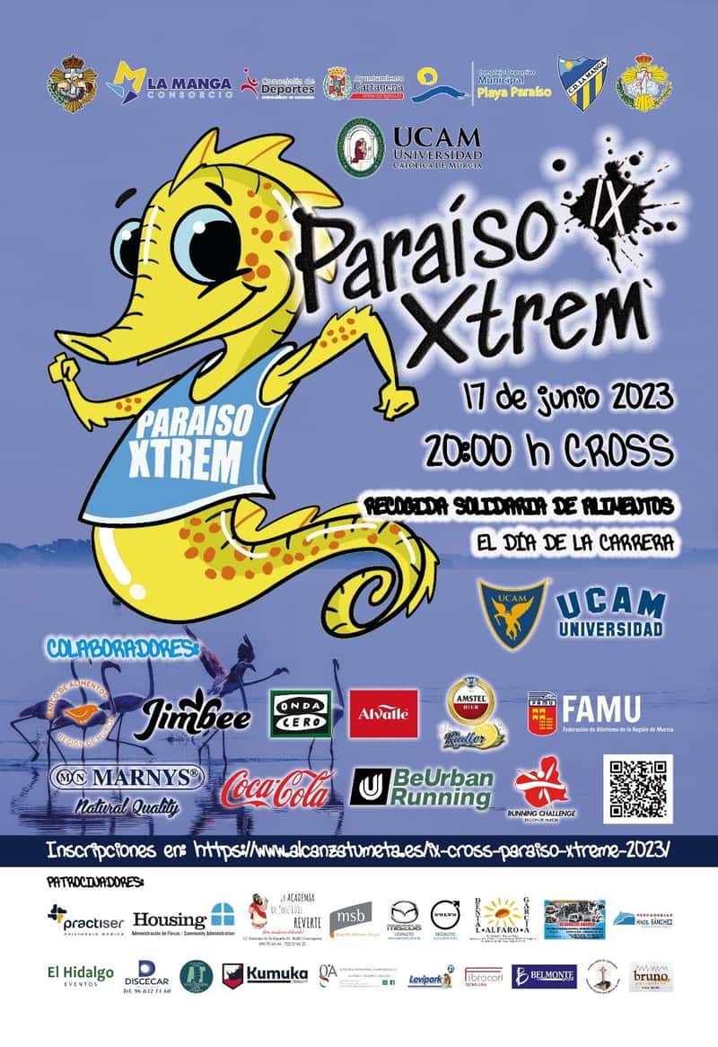 IX Cross Paraíso Xtrem 2023 en Playa Paraíso, España (0.15km, 0.5km, 1km, 1.5km, 1.5km, 7km)