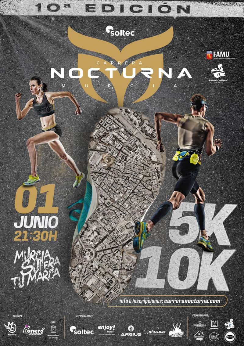 X Carrera Nocturna Murcia en Murcia (10km, 5km)