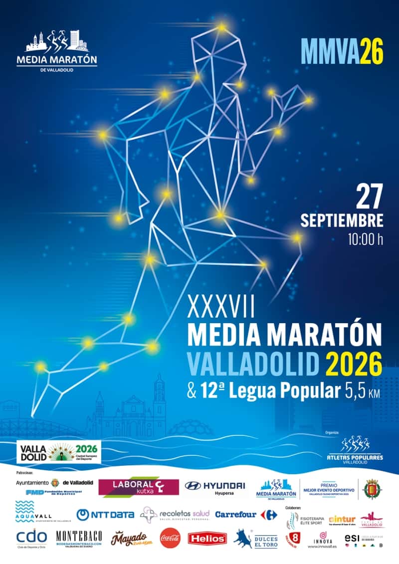 XXXVII MEDIA MARATÓN CIUDAD DE VALLADOLID en Valladolid (21.0975km)