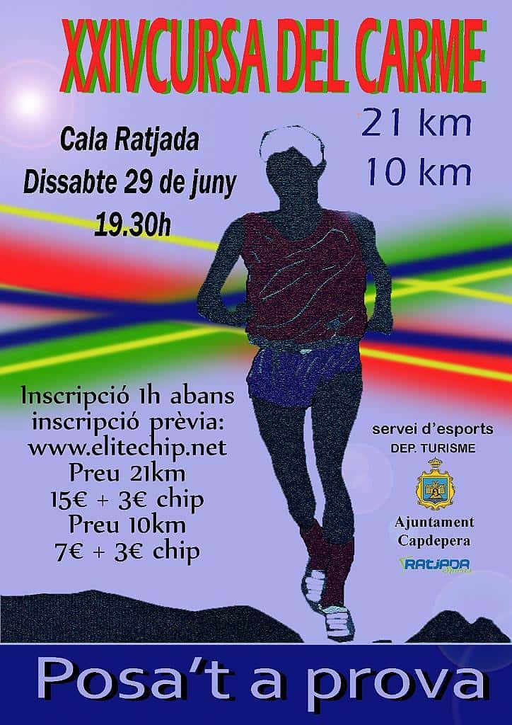 XXIV Mitja Marató del Carme 2013 en Capdepera (21.097km, 10km)