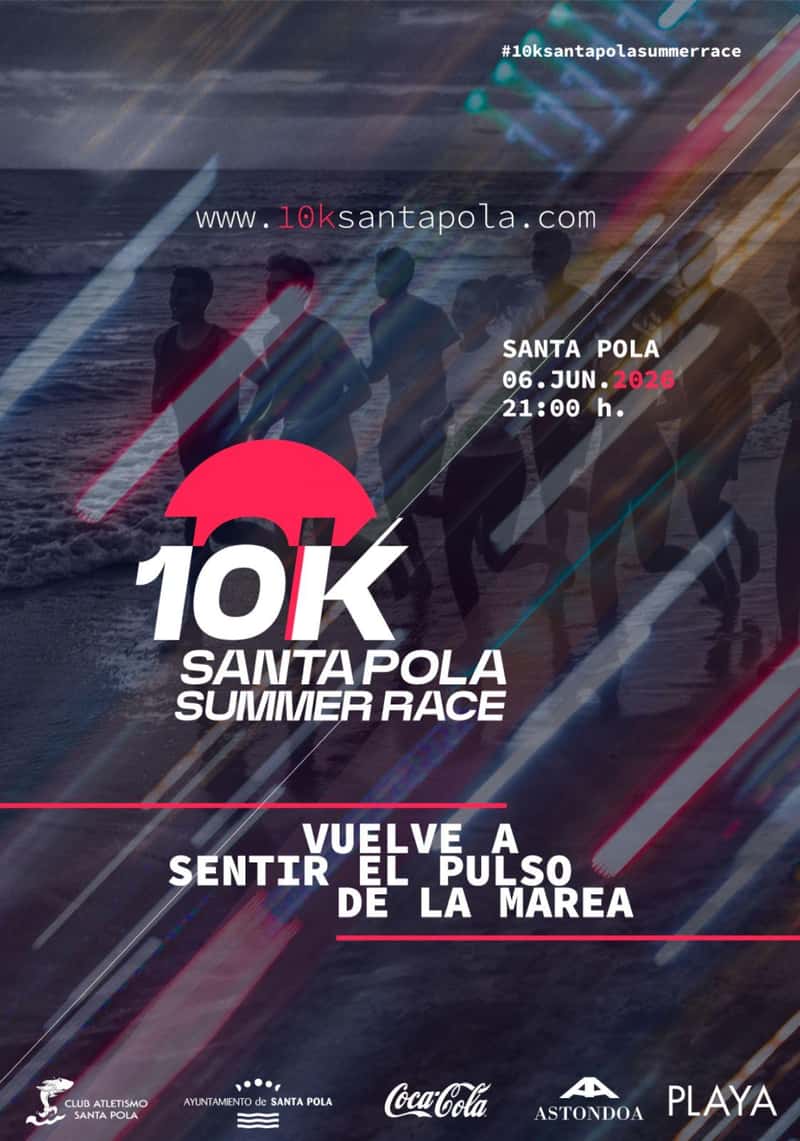 10K INTERNACIONAL SANTA POLA SUMMER RACE 2026 en Santa Pola (10km)