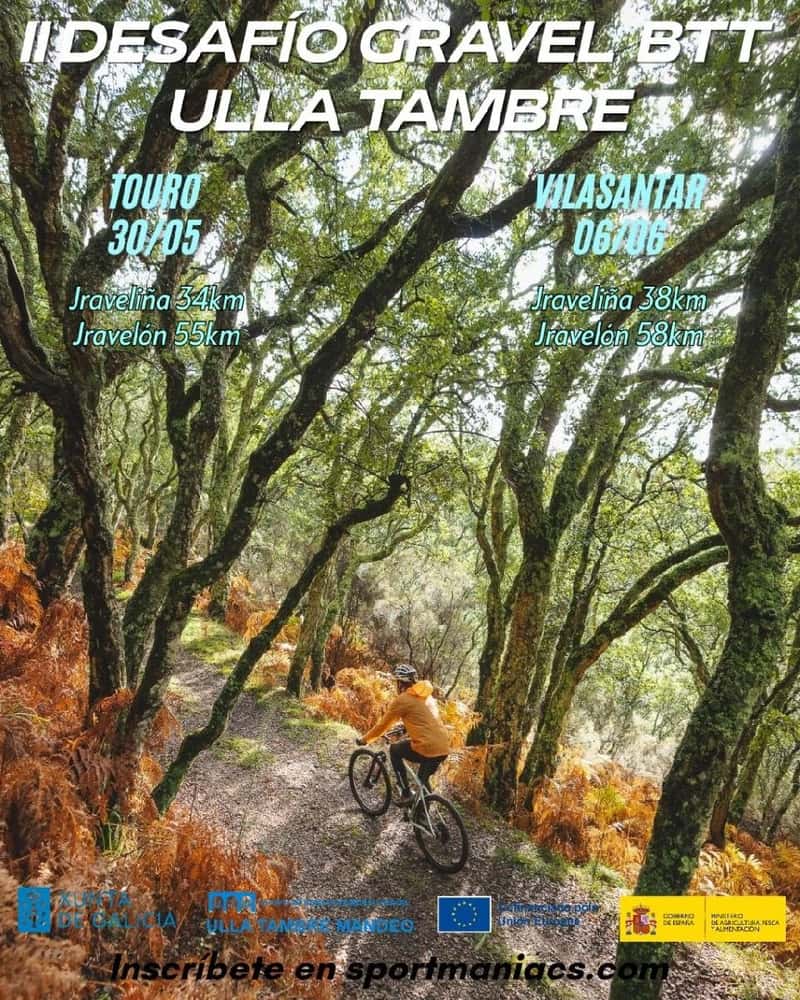 II Desafío Gravel/BTT Ulla Tambre en Arzúa (55km, 34km, 58km, 34km)