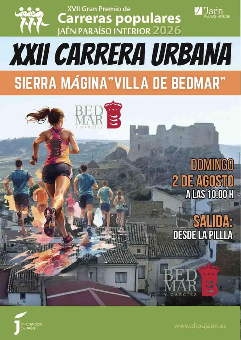 XXII Carrera Urbana de Sierra Mágina "Villa de Bedmar" en Bedmar (2km, 5km)