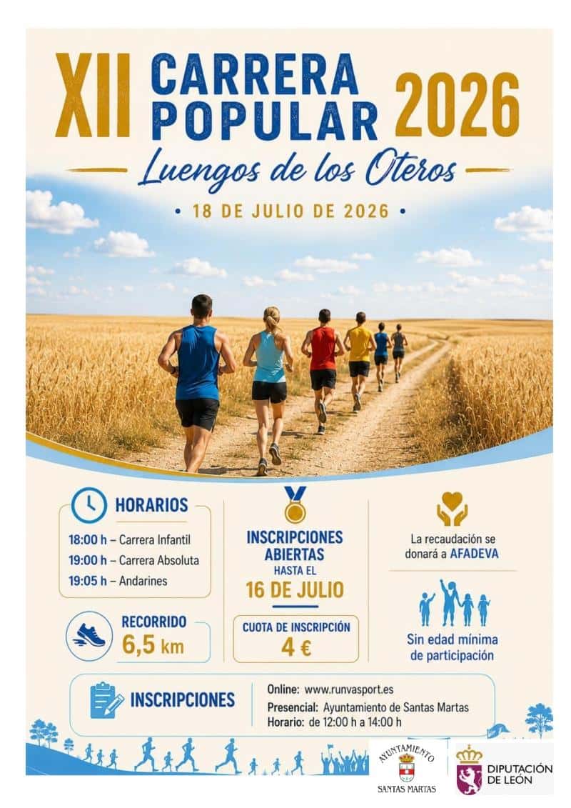 XII CARRERA POPULAR SOLIDARIA LUENGOS DE LOS OTEROS en Luengos (6.5km, 6.5km)