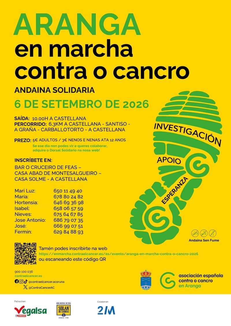 Aranga en Marcha Contra o Cancro en A Castellana (6.3km)