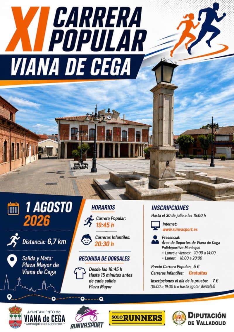 XI CARRERA POPULAR VIANA DE CEGA en Viana de Cega (6.7km)