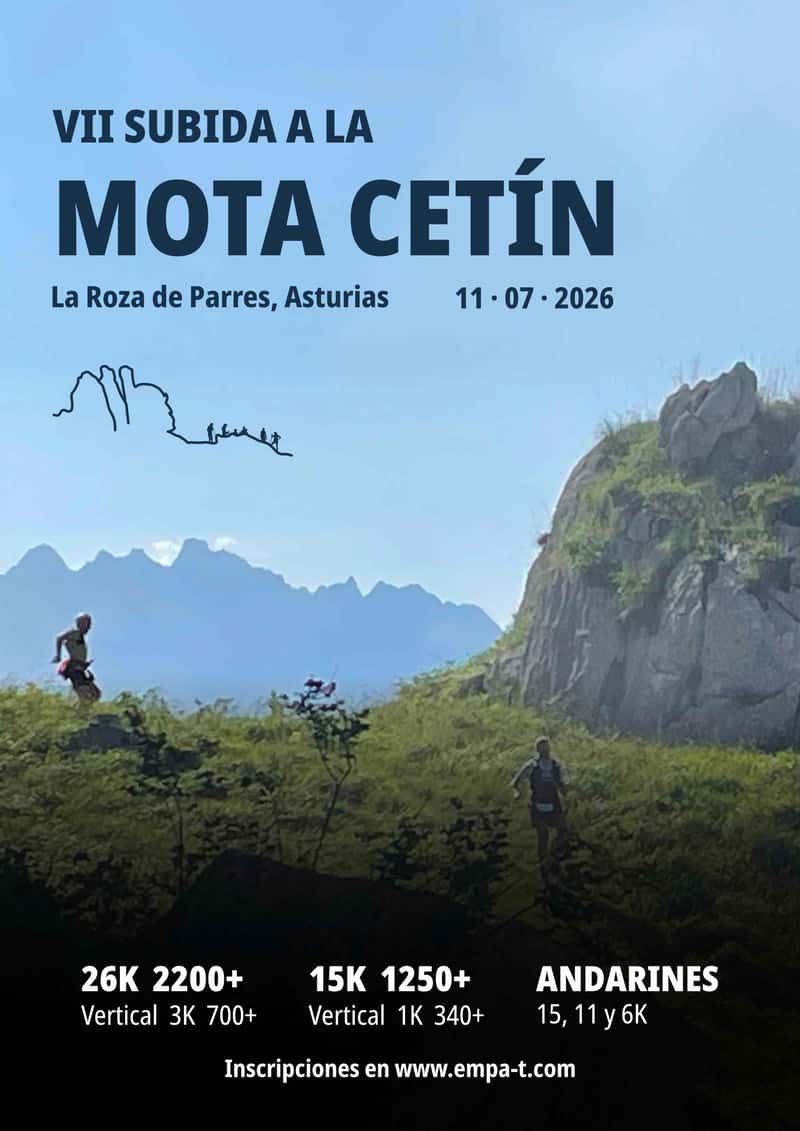 VII SUBIDA A LA MOTA CETIN 2026 en La Roza (26km, 26km, 15km, 11km, 6km, 6km, 6km)
