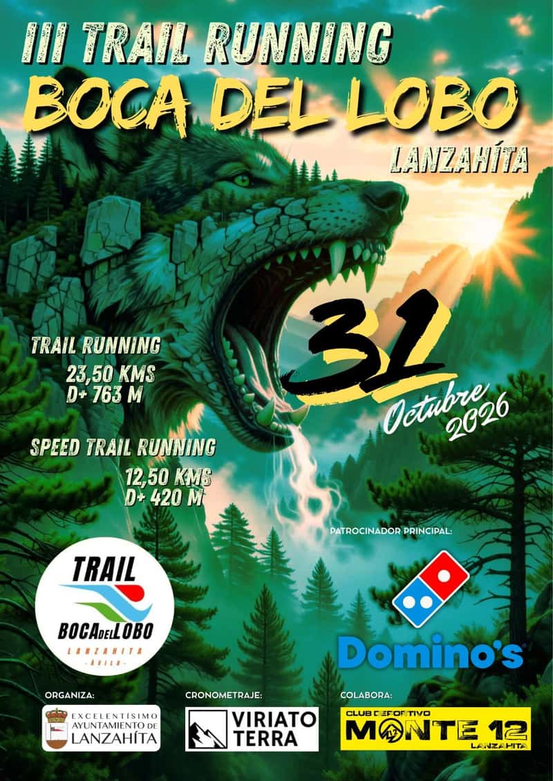 III TRAIL RUNNING BOCA DEL LOBO en Lanzahíta (23.5km, 12.5km)