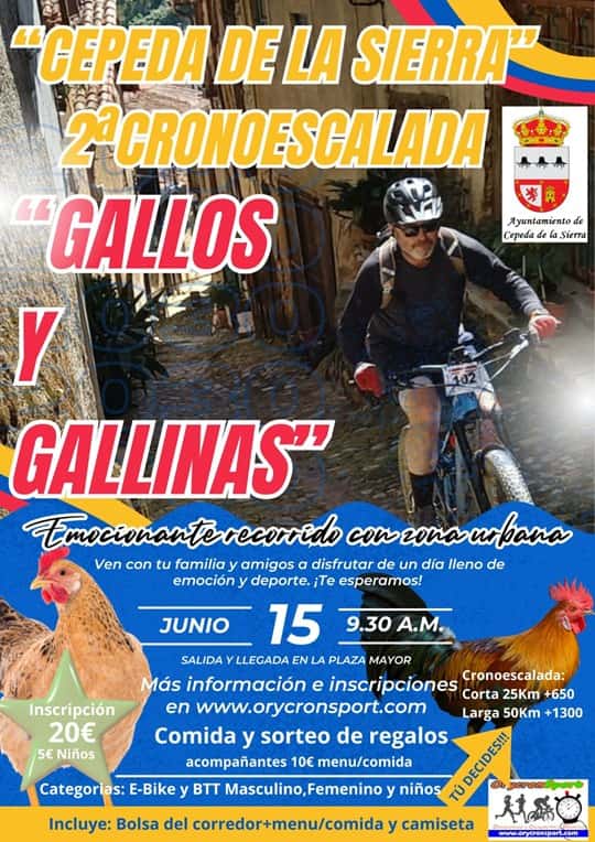 II Cronometrada Gallos y Gallinas en Cepeda (50km, 25km)