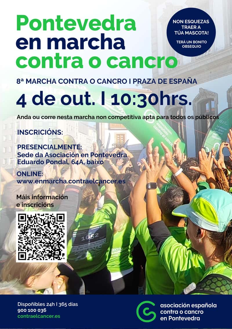 Pontevedra en marcha contra o cancro 2026 en Pontevedra (5.2km, 5.2km, 5.2km, 5.2km)